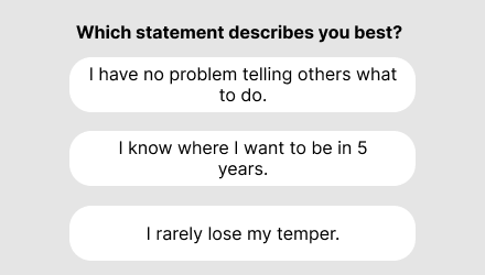 HSBC Values Assessment Sample Question 2