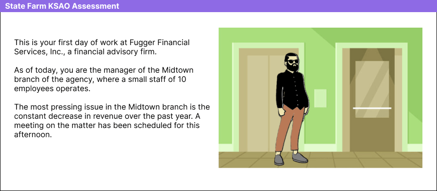 State Farm KSAO Scenario