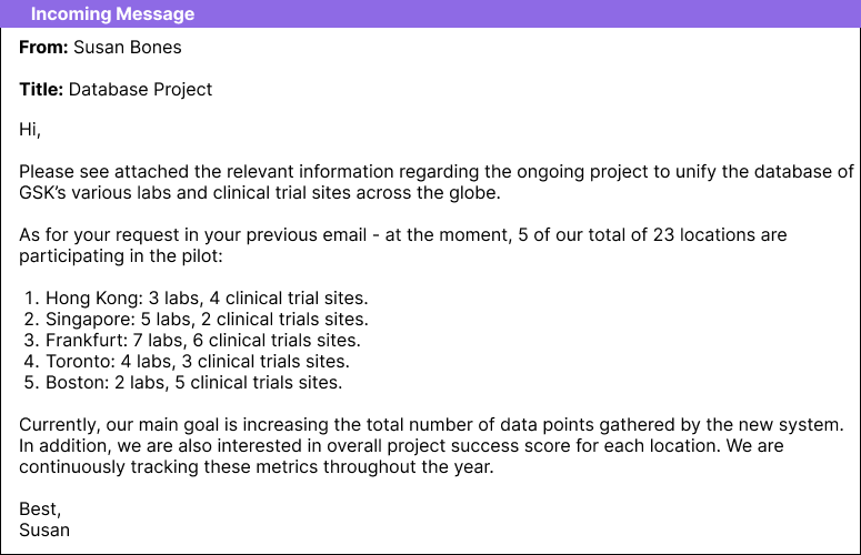 World of GSK Reasoning Question - Data Source 1