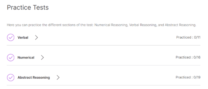 JTP PI Cognitive Additional Practice Tests