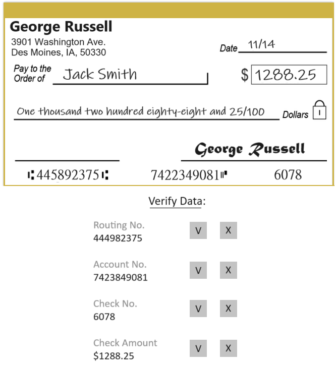 Wells Fargo Teller Assessment Section 2 Part 1 Sample