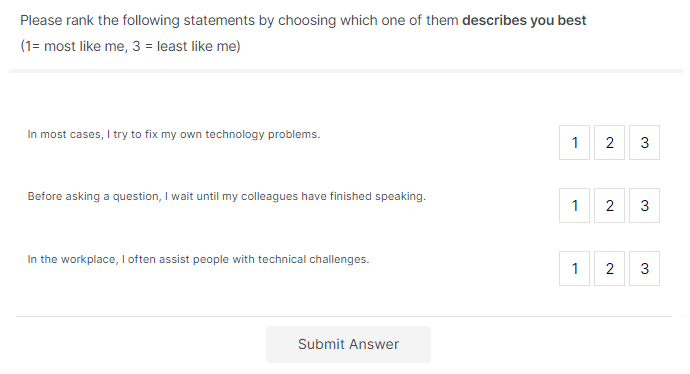 Barclays Assessment JTP Mindset Prep Sample