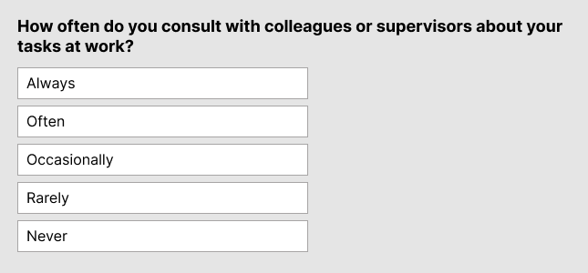 BNSF Assessment Personality Sample 3