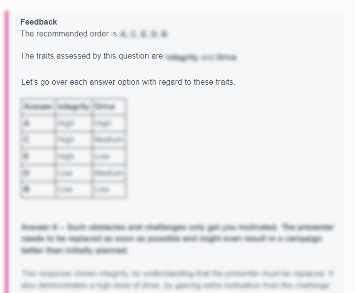 World of GSK Feedback Example 2