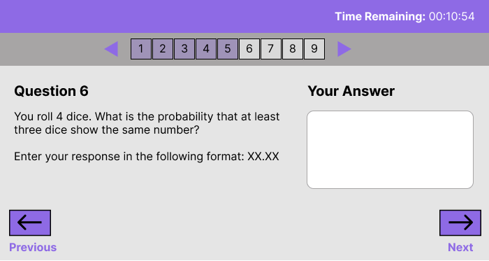 SIG Quantitative Evaluation Test Interface