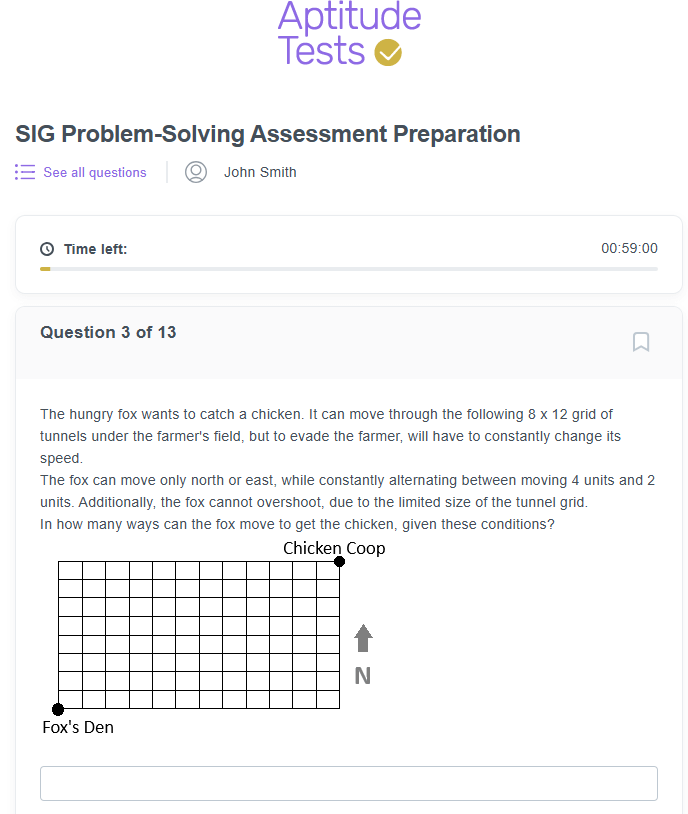 SIG Problem Solving Assessment Practice 2