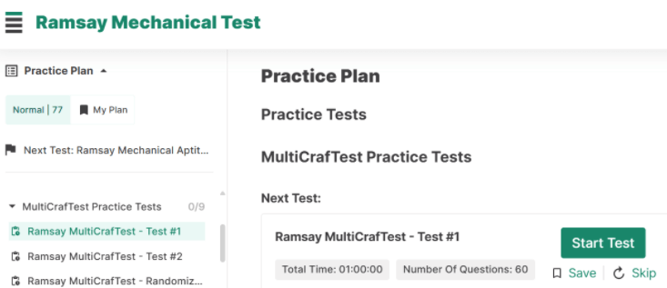 Ramsay JobTestPrep 1
