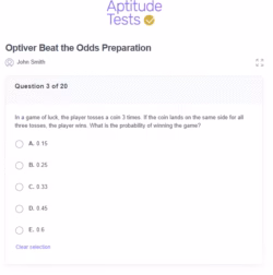 Optiver Beat the Odds Prep 3